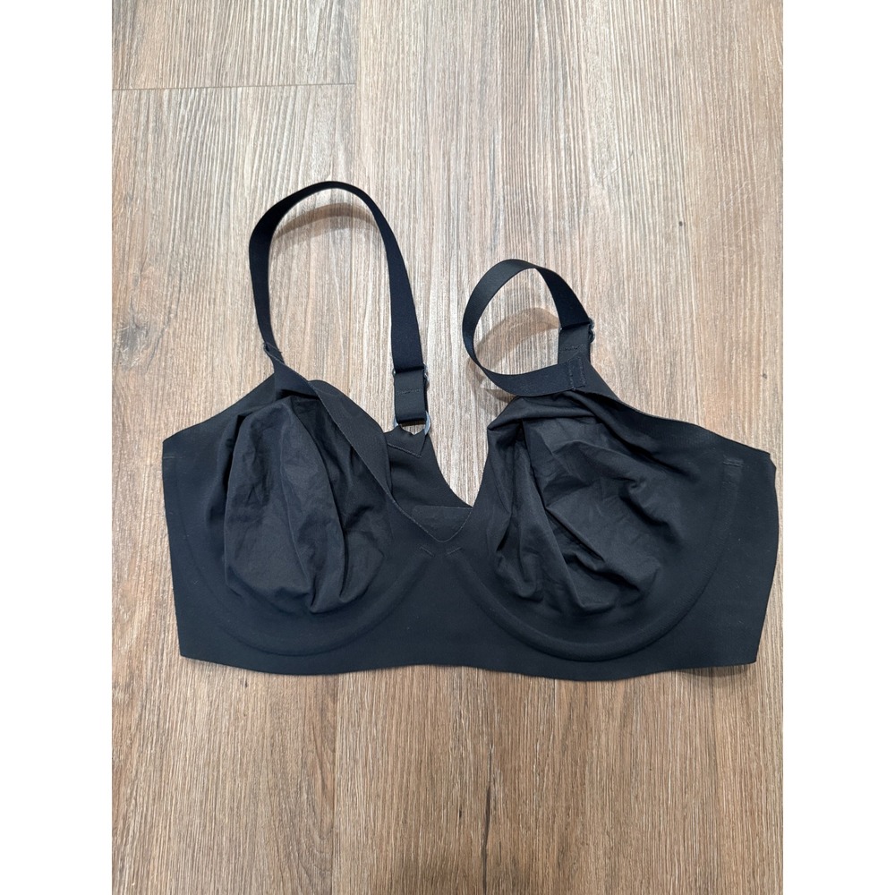 Aerie Smoothez Plunge Bra Black Underwire Unlined Seamless 38DD 2464
